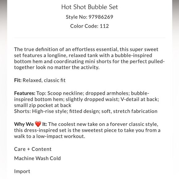 Free People FP Movement Hot Shot Bubble Set in White - Picture 5 of 7